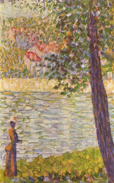 Georges Seurat Morgenspaziergang France oil painting art